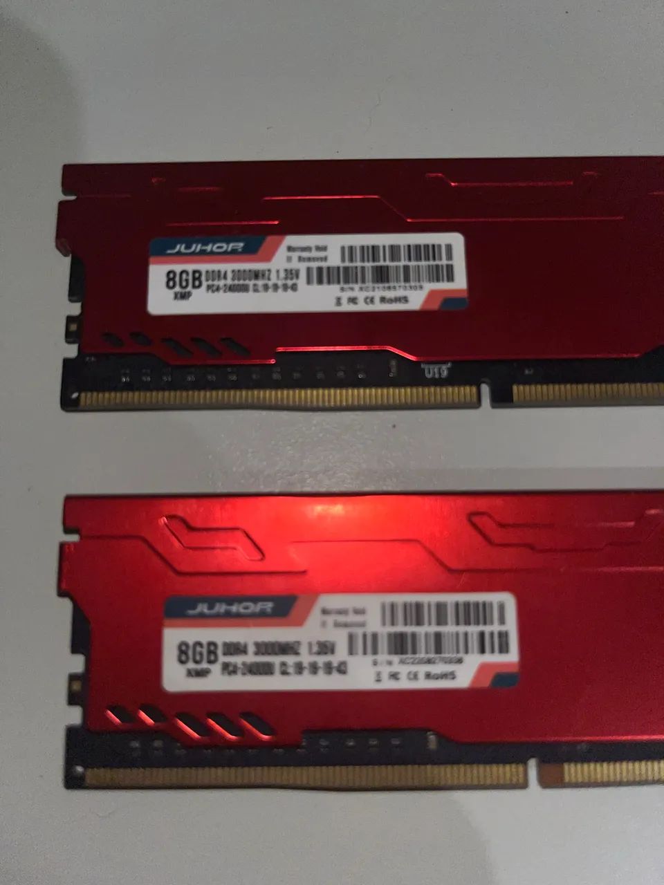DOIS PENTES DE MEMÓRIA RAM 8gb DDR4 - Foto 2