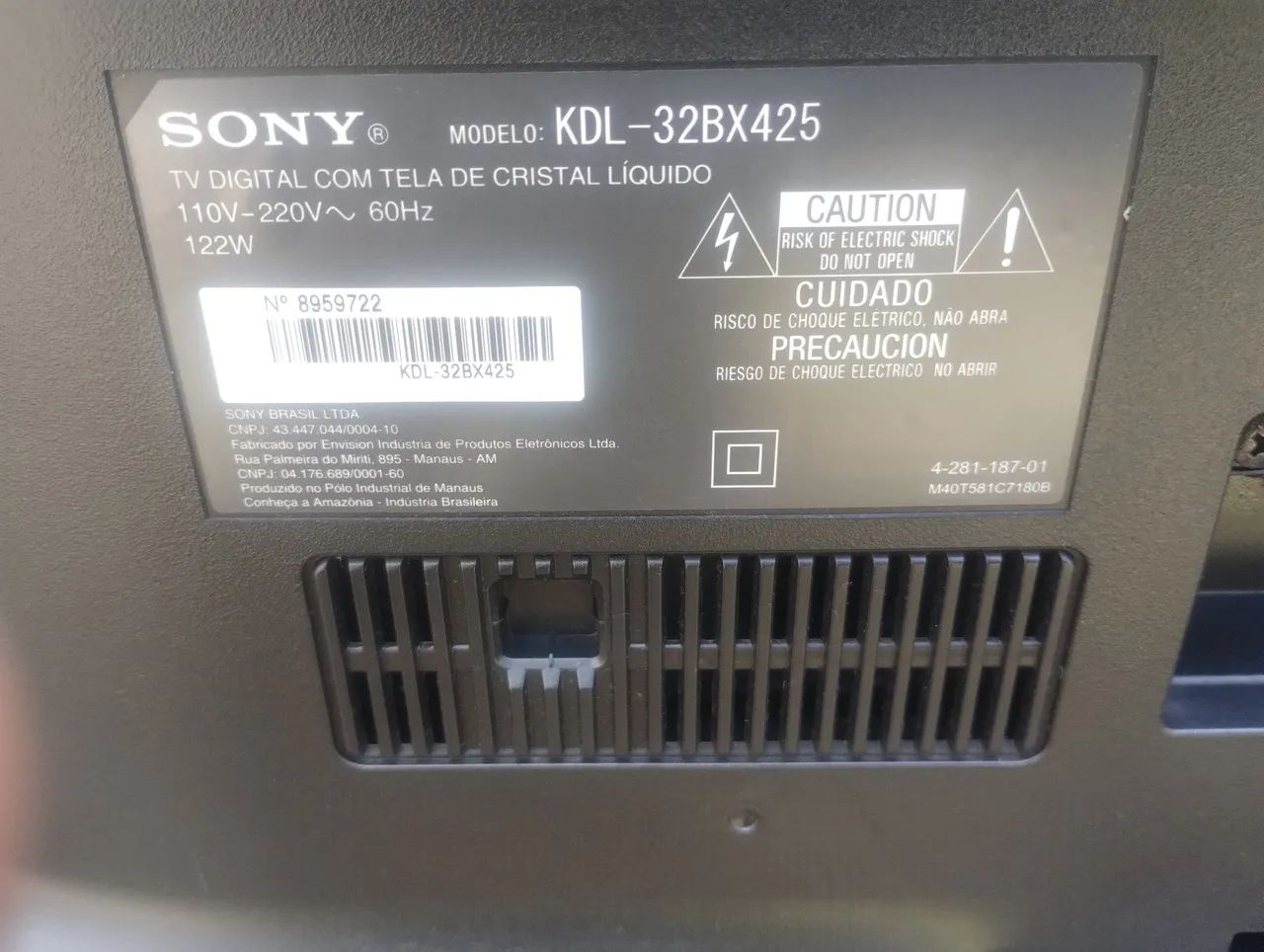 Monitor Sony Full HD de 32 polegadas  - Foto 4
