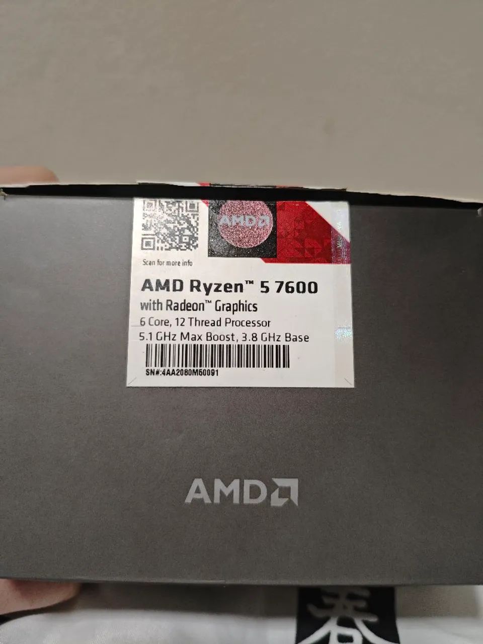 Processador Ryzen 5 7600 | AM5 6 Núcleos - 12 Threads - Foto 2
