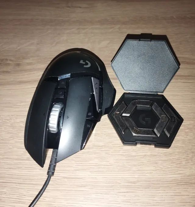 Mouse Gamer Logitech G502 HERO com RGB LIGHTSYNC, Ajustes de Peso, 11 Botões Programáveis,