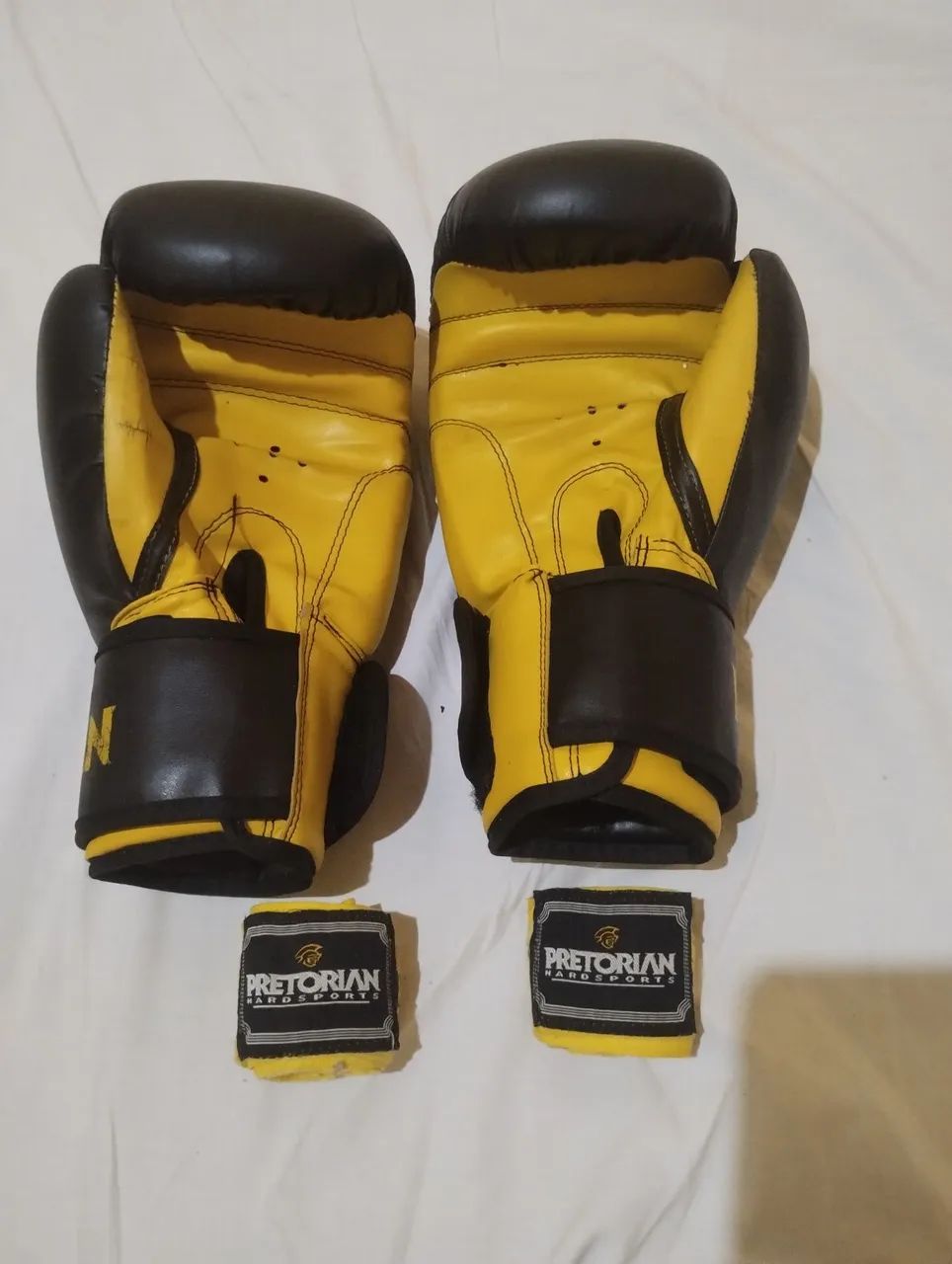Luva de box proficional com bandagem - Foto 2