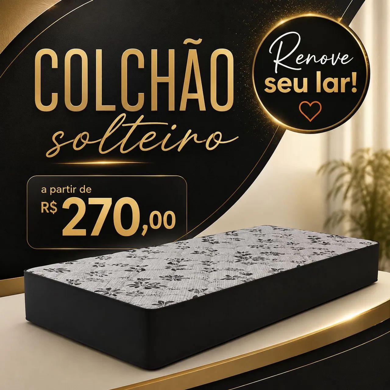 SOLTEIRO colchão 