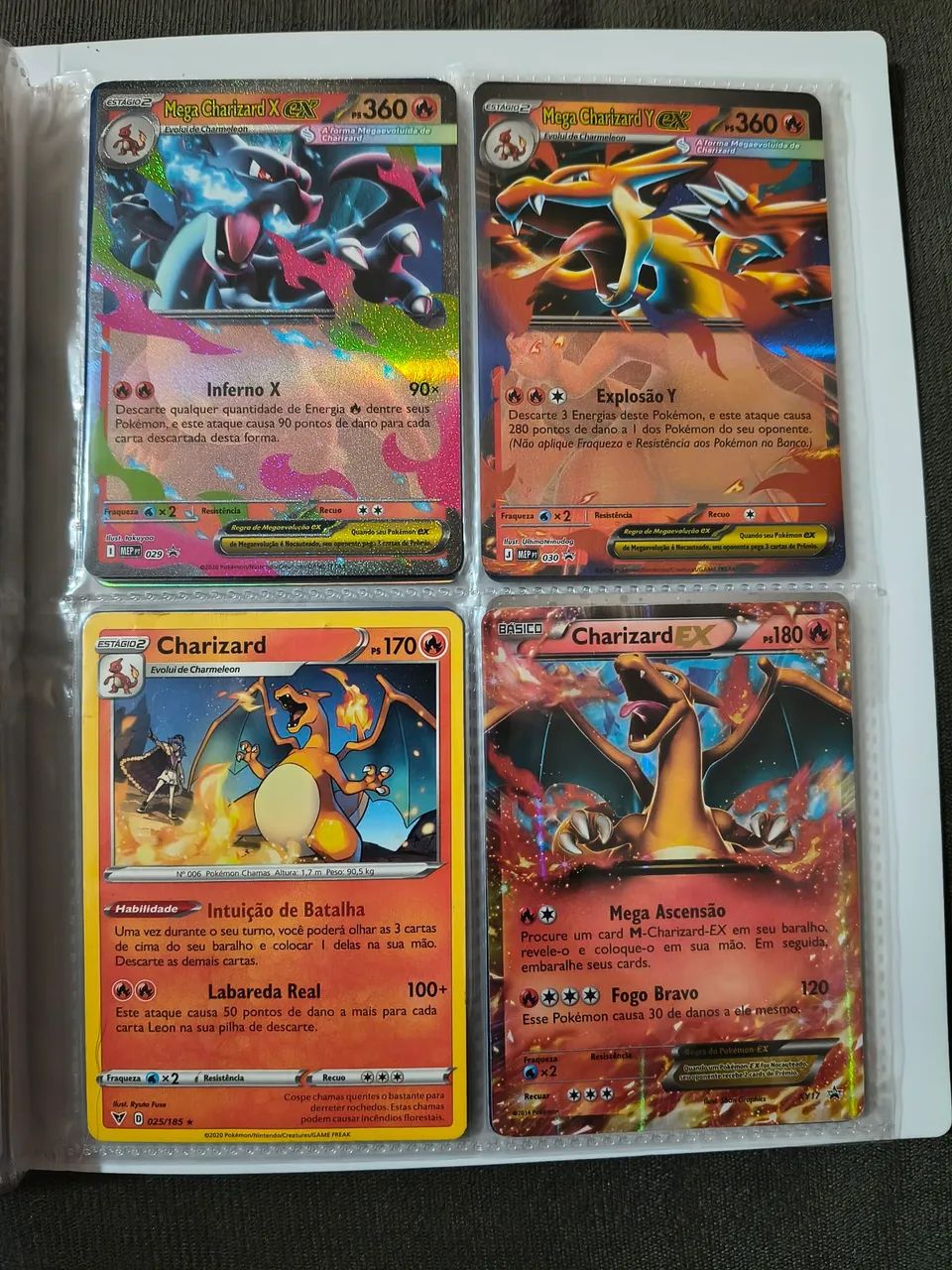 Combo cartas pokemon Charizard 