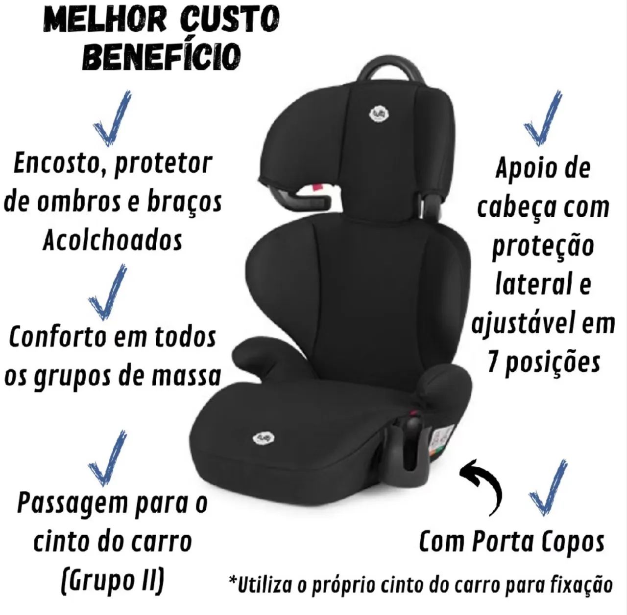 Cadeira de carro infantil 2 em 1 - Foto 5