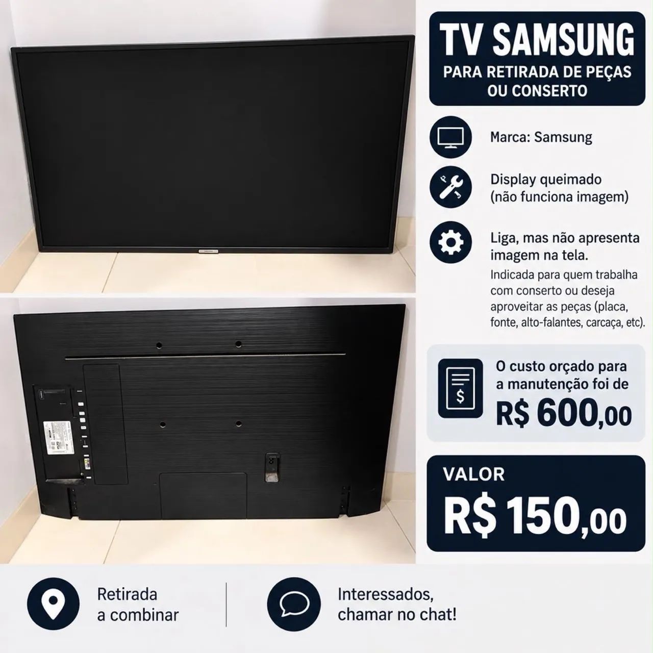 TV SAMSUNG - 42 polegadas 