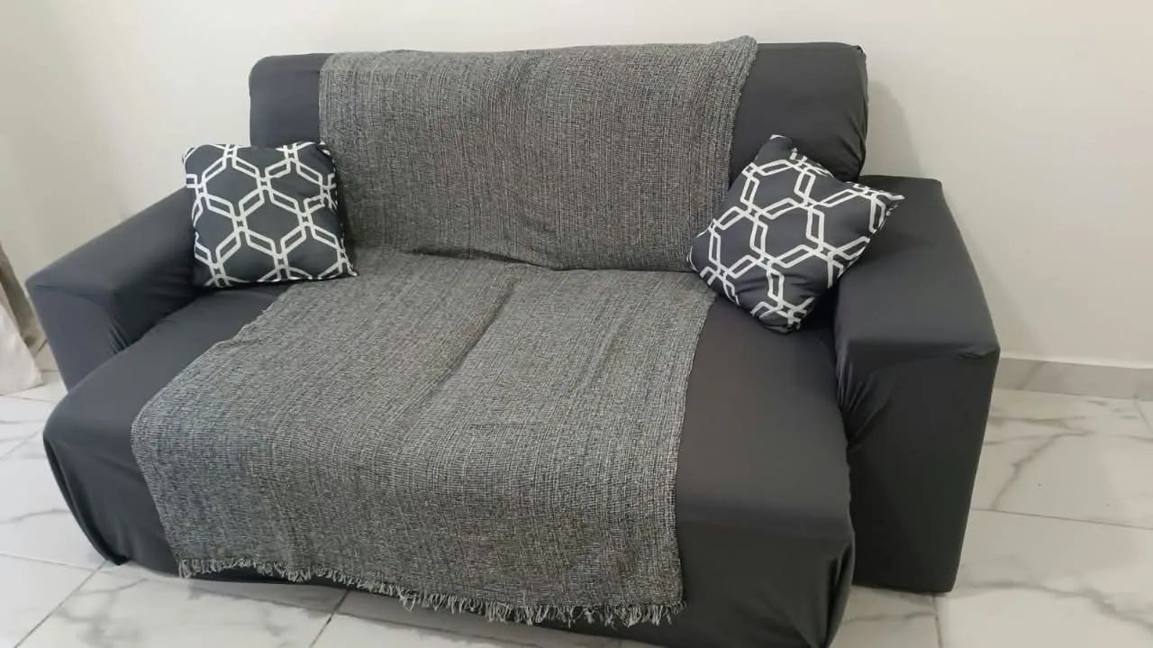 Sofá retrátil 2 lugares inclinável