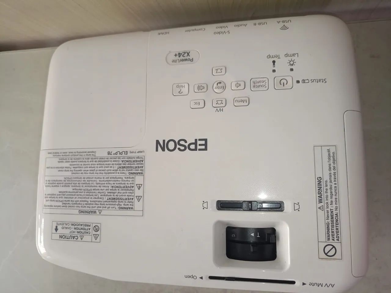 PROJETOR EPSON POWERLITE X24 - Foto 5