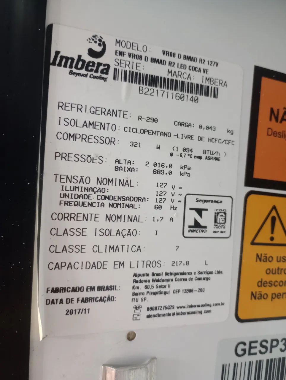 Vendo geladeira expositora coca cola gelando super bem e com garantia ? - Foto 5