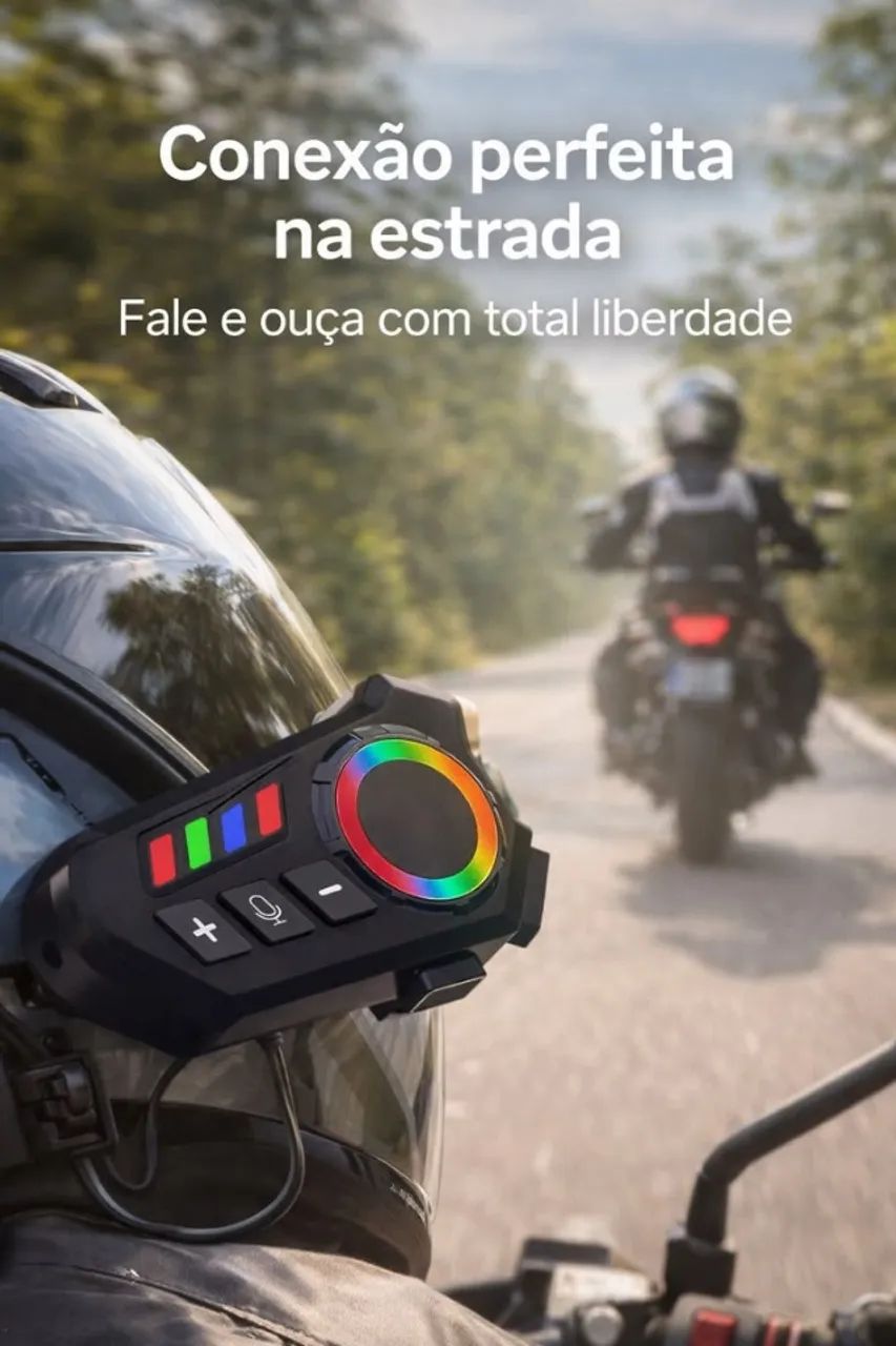 INTERCOMUNICADO PARA CAPACETE - Foto 2