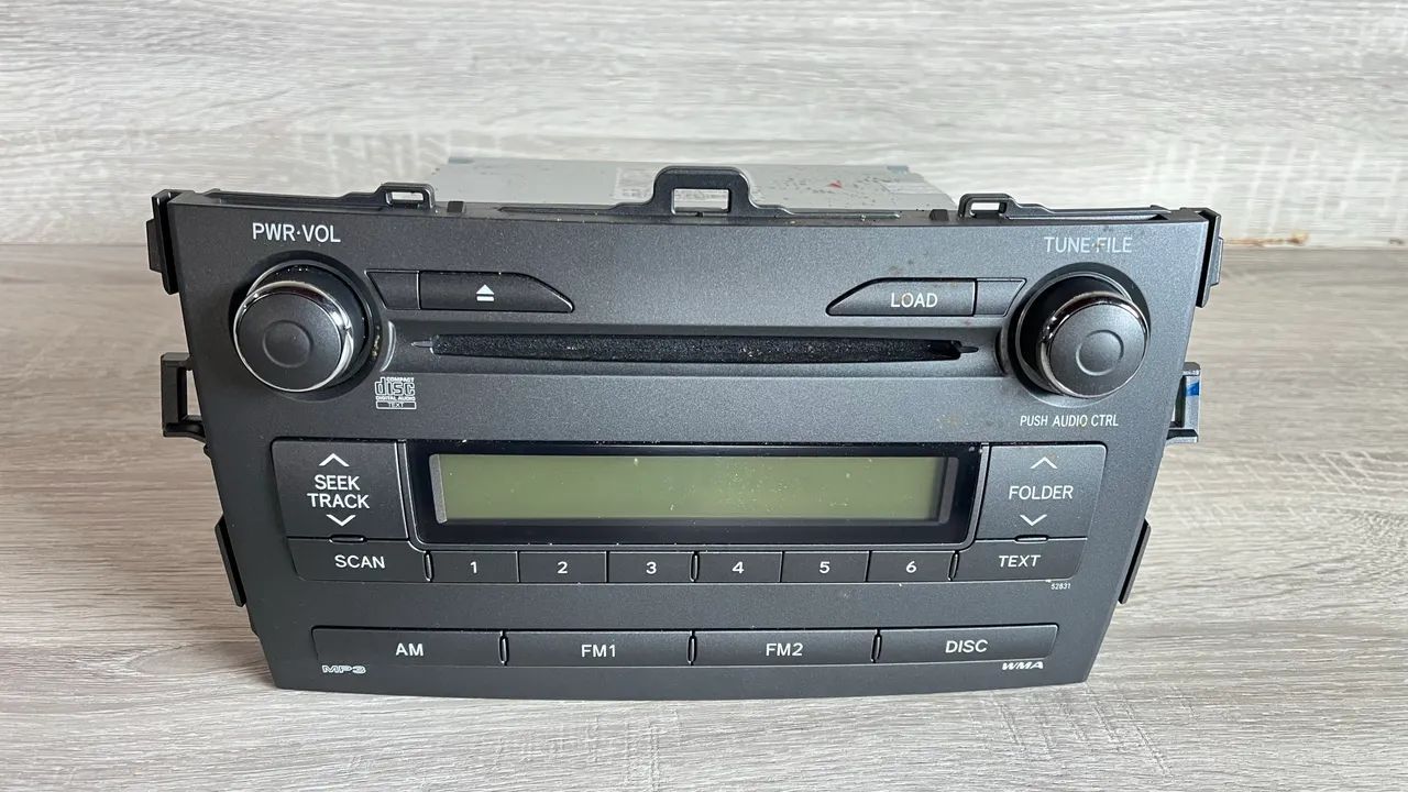 Rádio toca fitas Corolla 2009