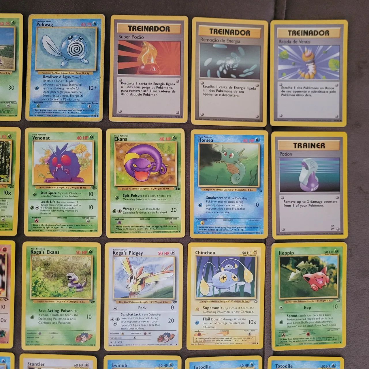 Lote com 36 cartas Pokémon Base set, Selva, Fóssil, Neo e Evoluções - Foto 3