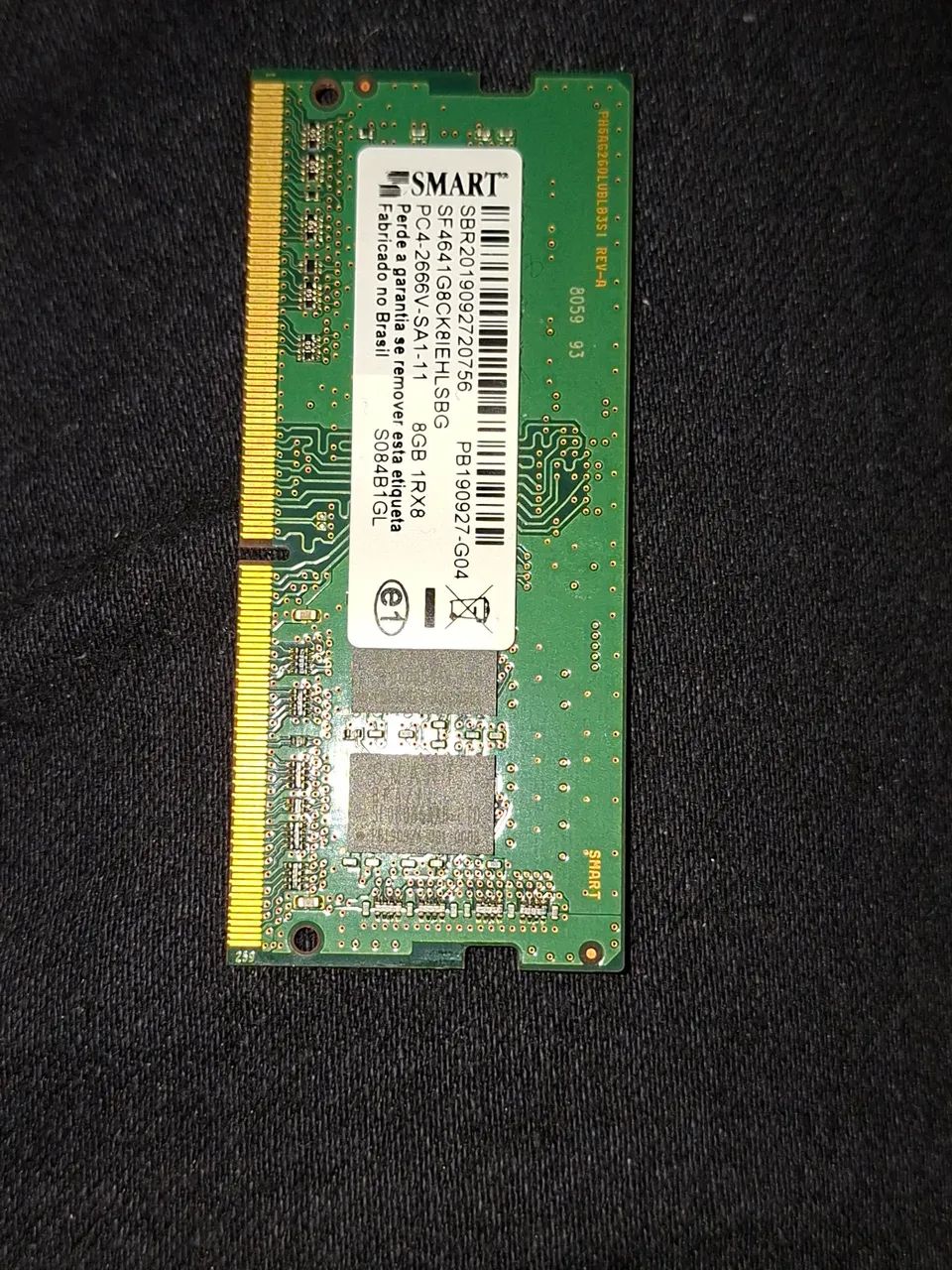 Memoria notebook ddr4 8gb