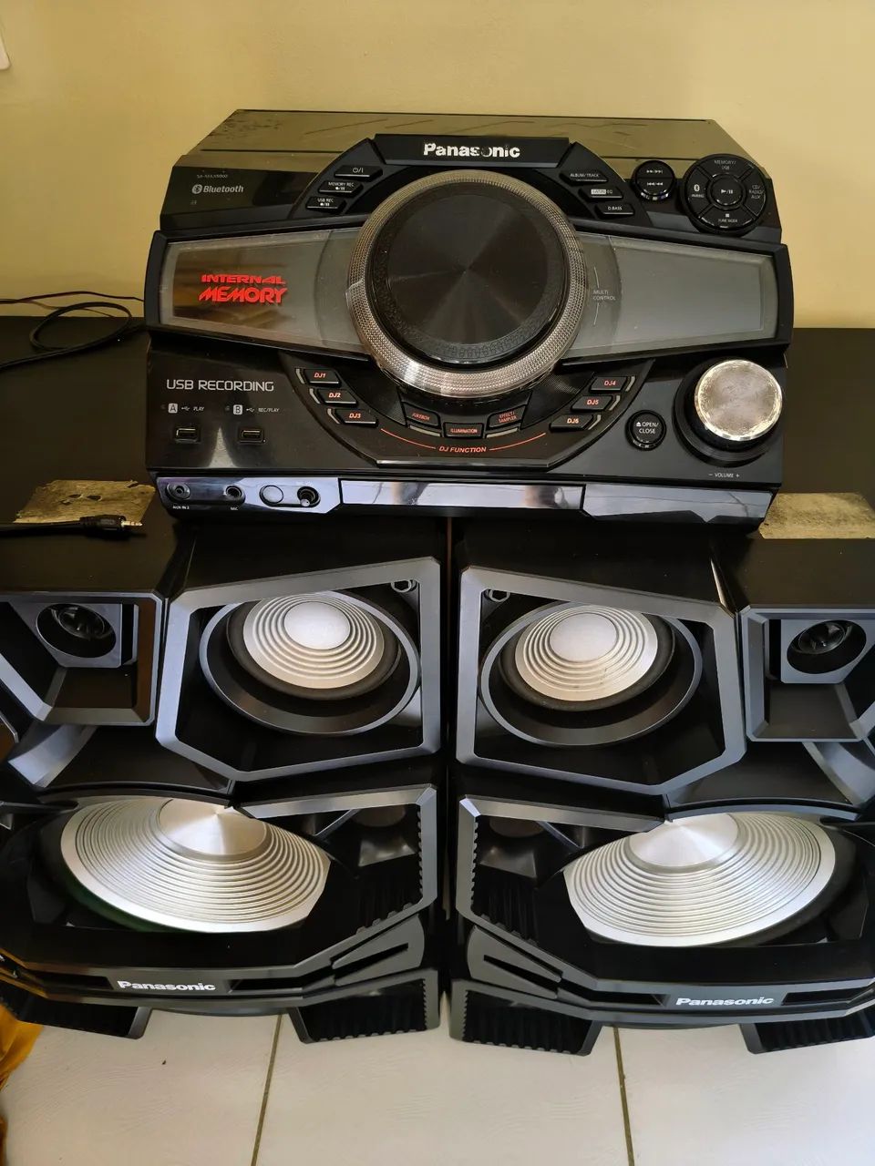 Mini system Panasonic max9000 em perfeito estado de conservação.