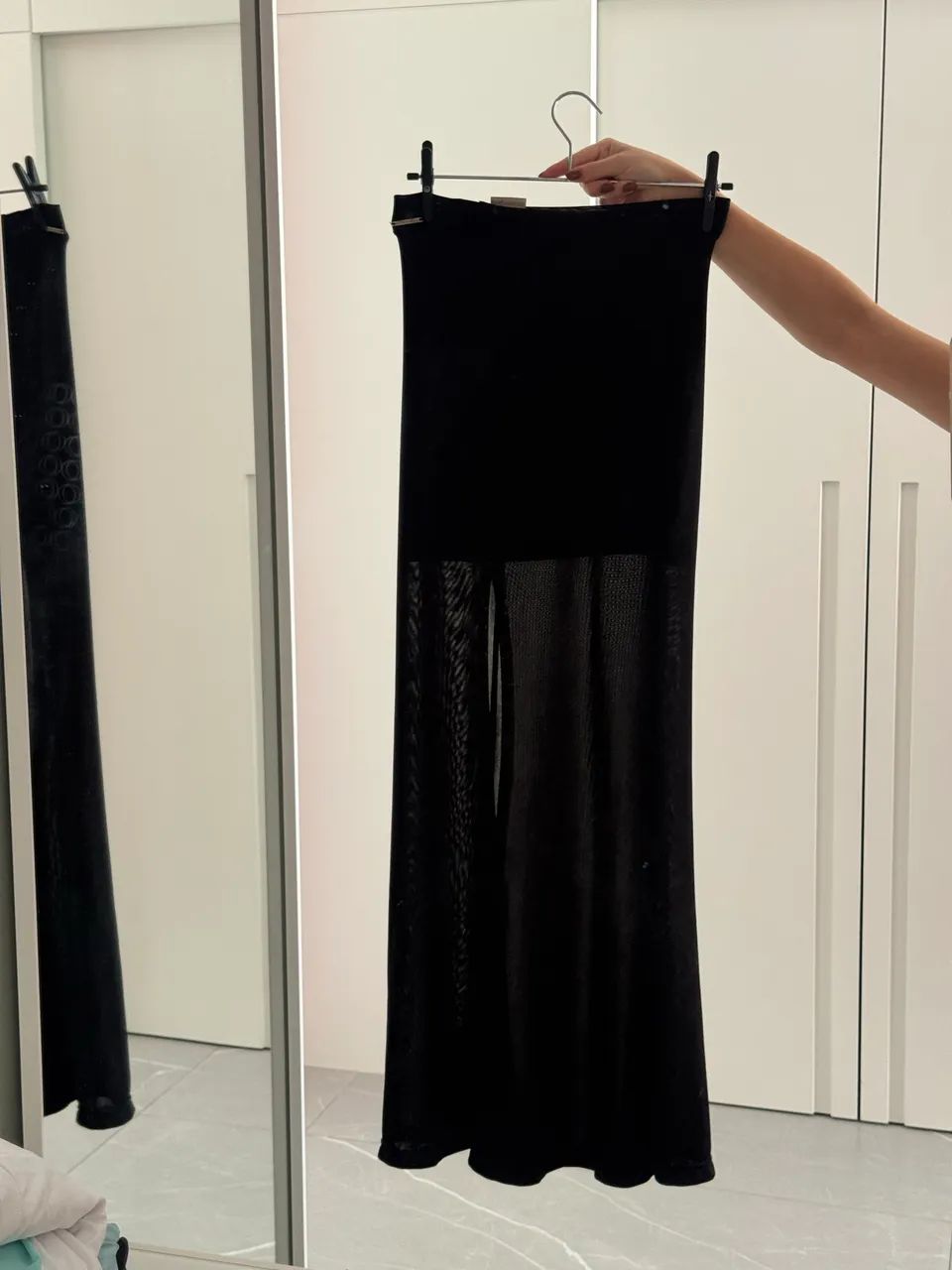 Saia longa com transparência LANÇA PERFUME 