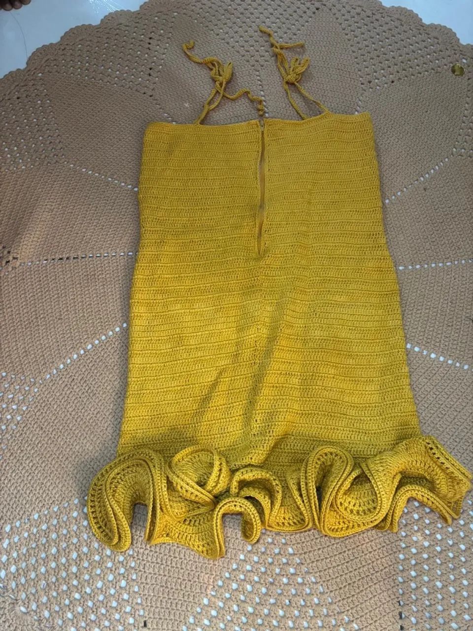 Vestido em crochê babado  - Foto 4