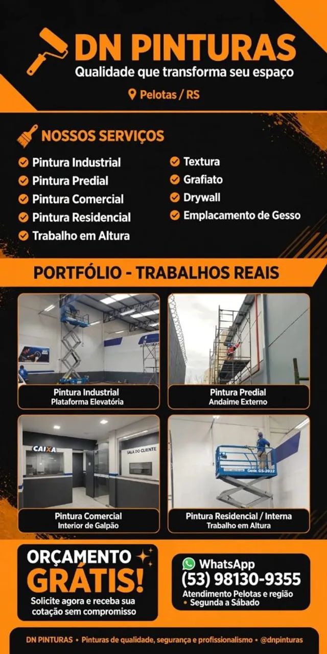 Pinturas em geral 