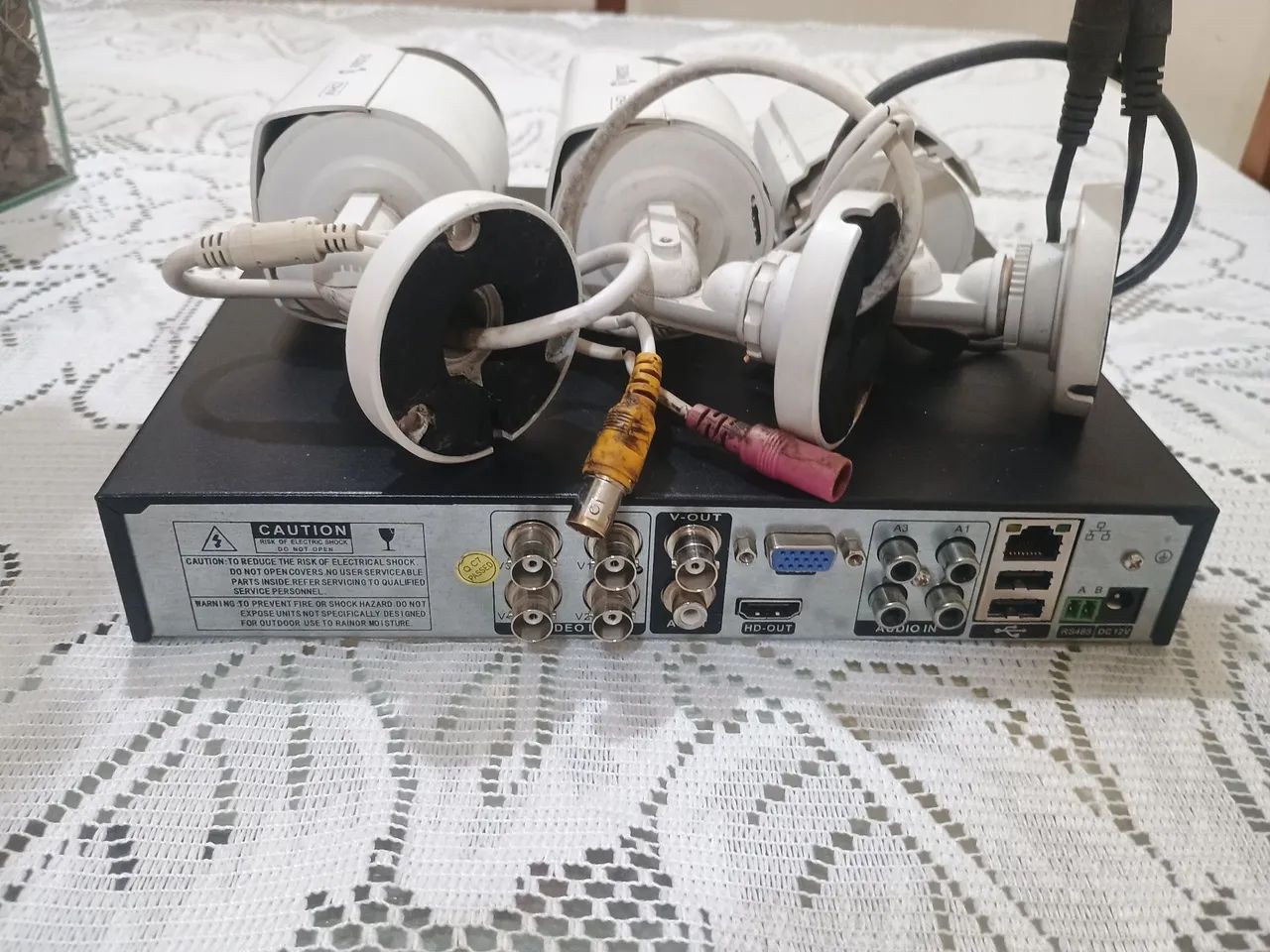 KIT CFTV DVR 4Ch + 3 Câmeras D/N(Desapego) - Foto 5