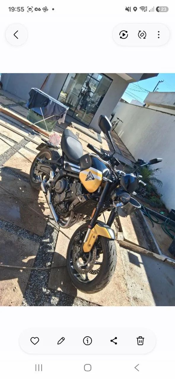 Trident 660 muito nova - Foto 4