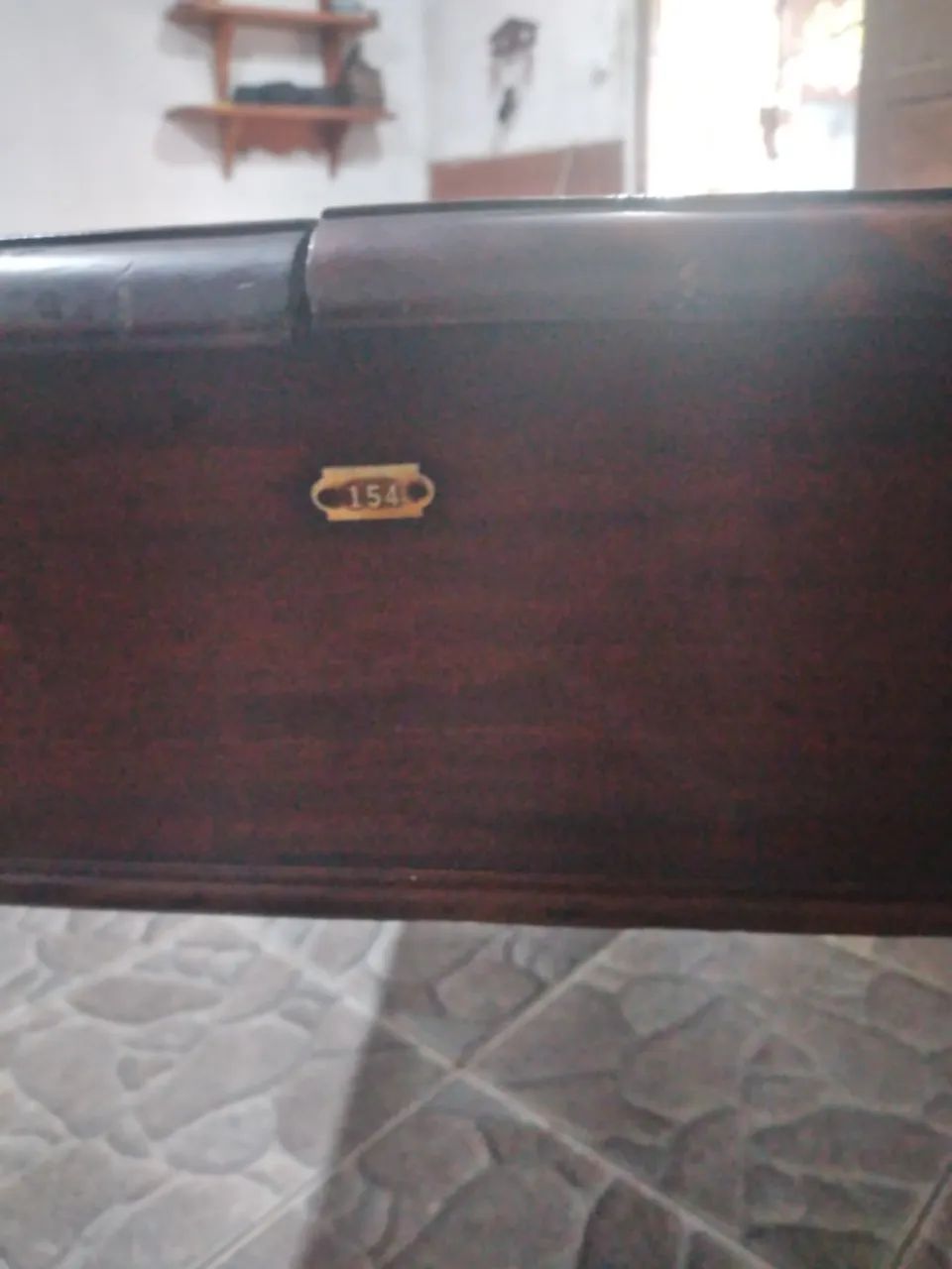 Mesa de jantar séc.19 madeira maciça  - Foto 4