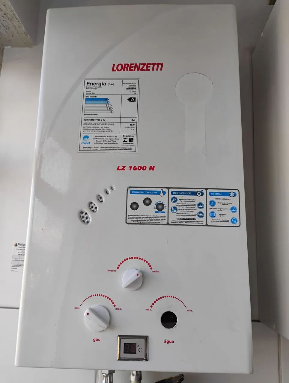 3 Botoes aquecedor Lorenzetti  - Foto 2