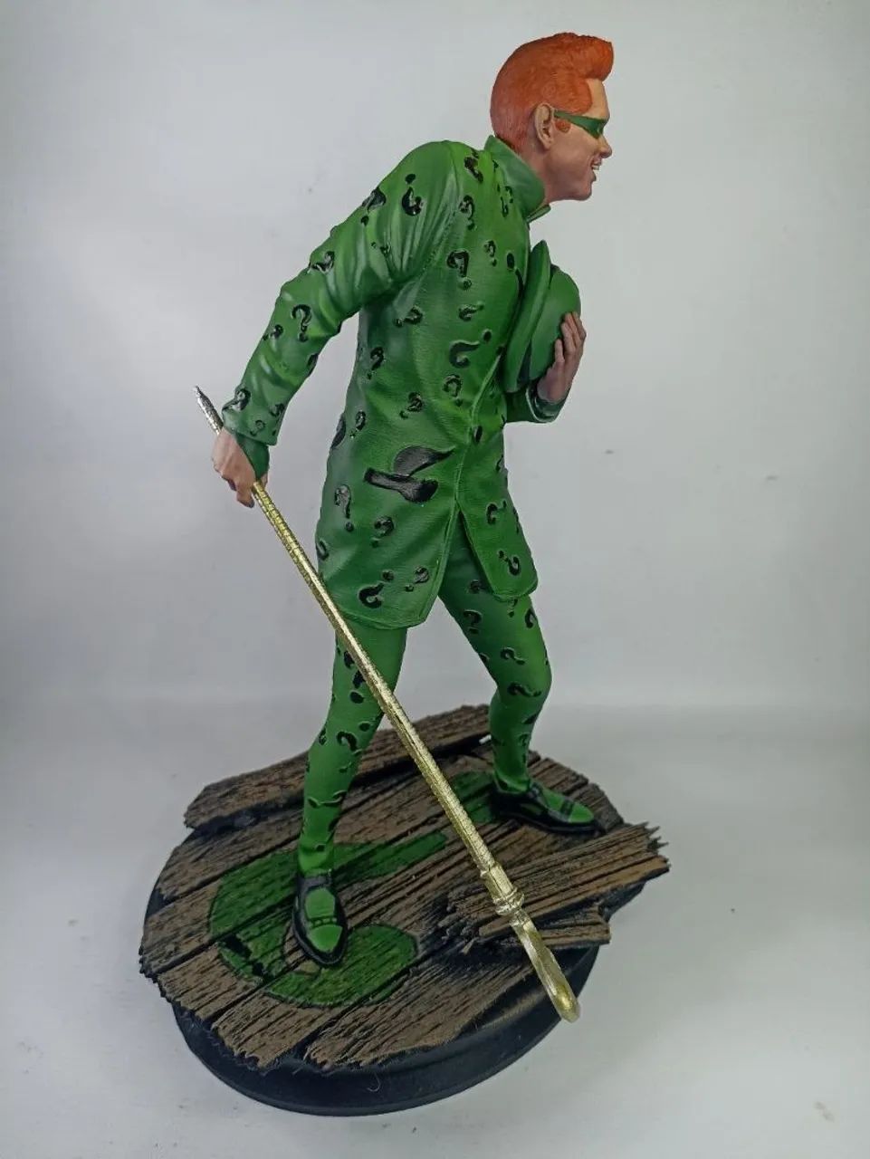 Escultura 3D Charada (The Riddler) - DC Comics - Foto 3