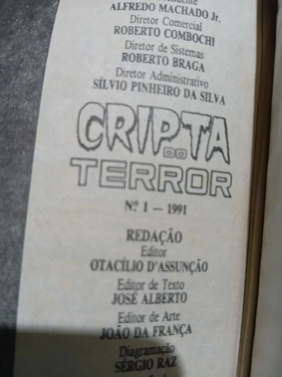 Revista contos da cripta n°1 (ano 1991) raro - Foto 4