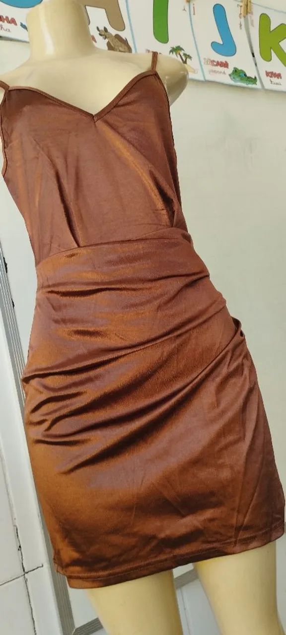 Vestido marrom  - Foto 2