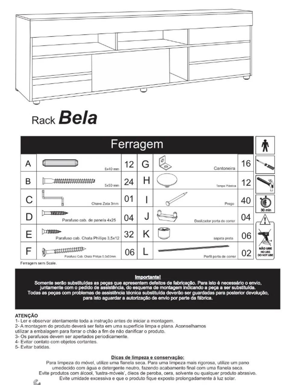 Rack para TV Sala - Foto 5