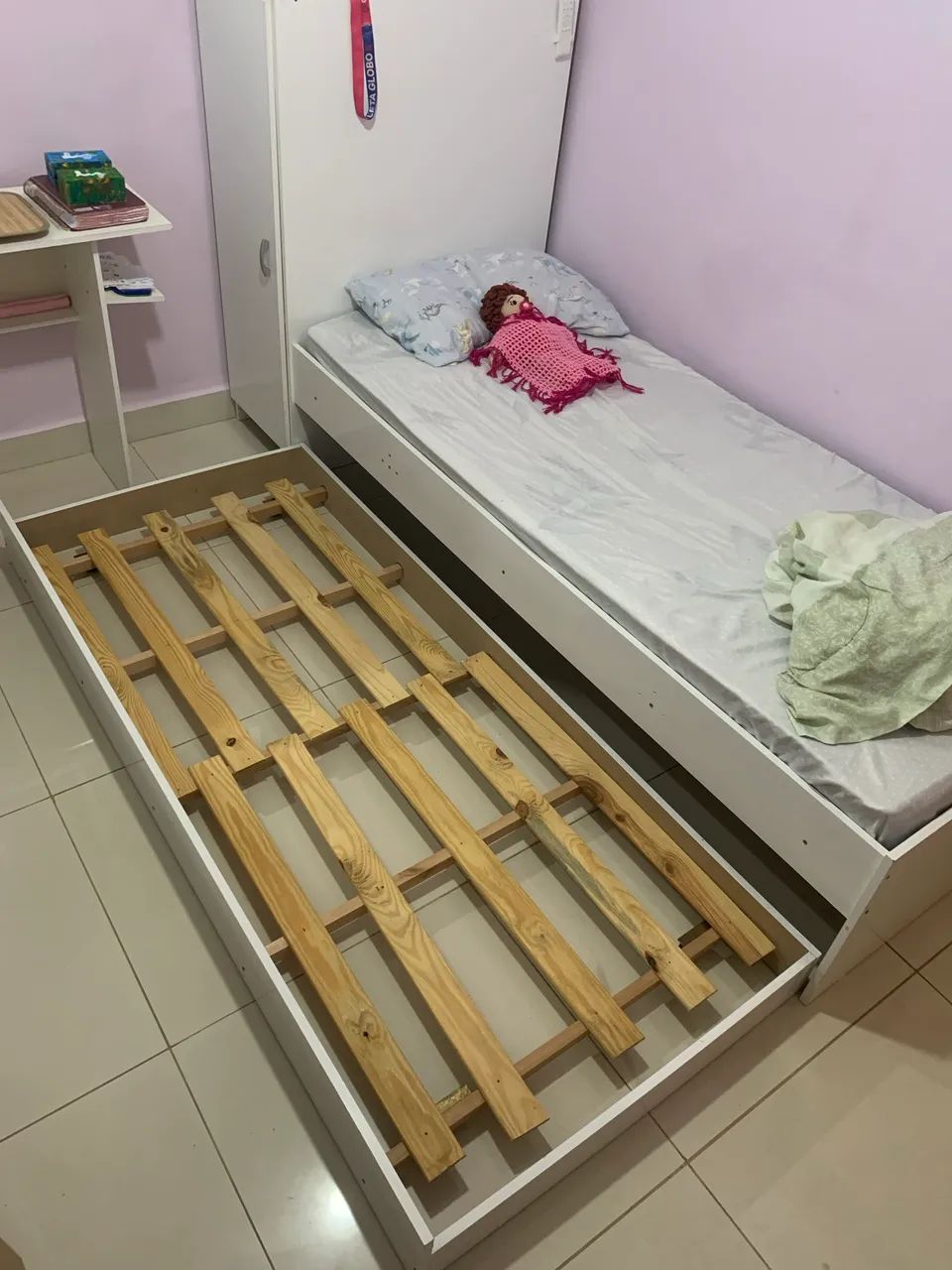 Beliche com cama auxiliar e armário  - Foto 3