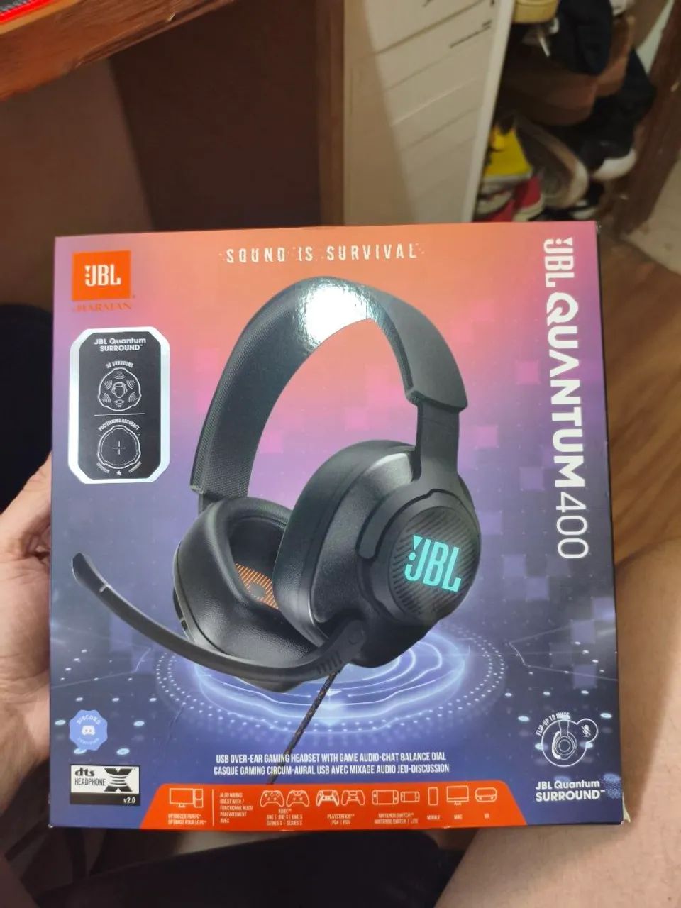 Headset JBL Quantum 400 lacrado