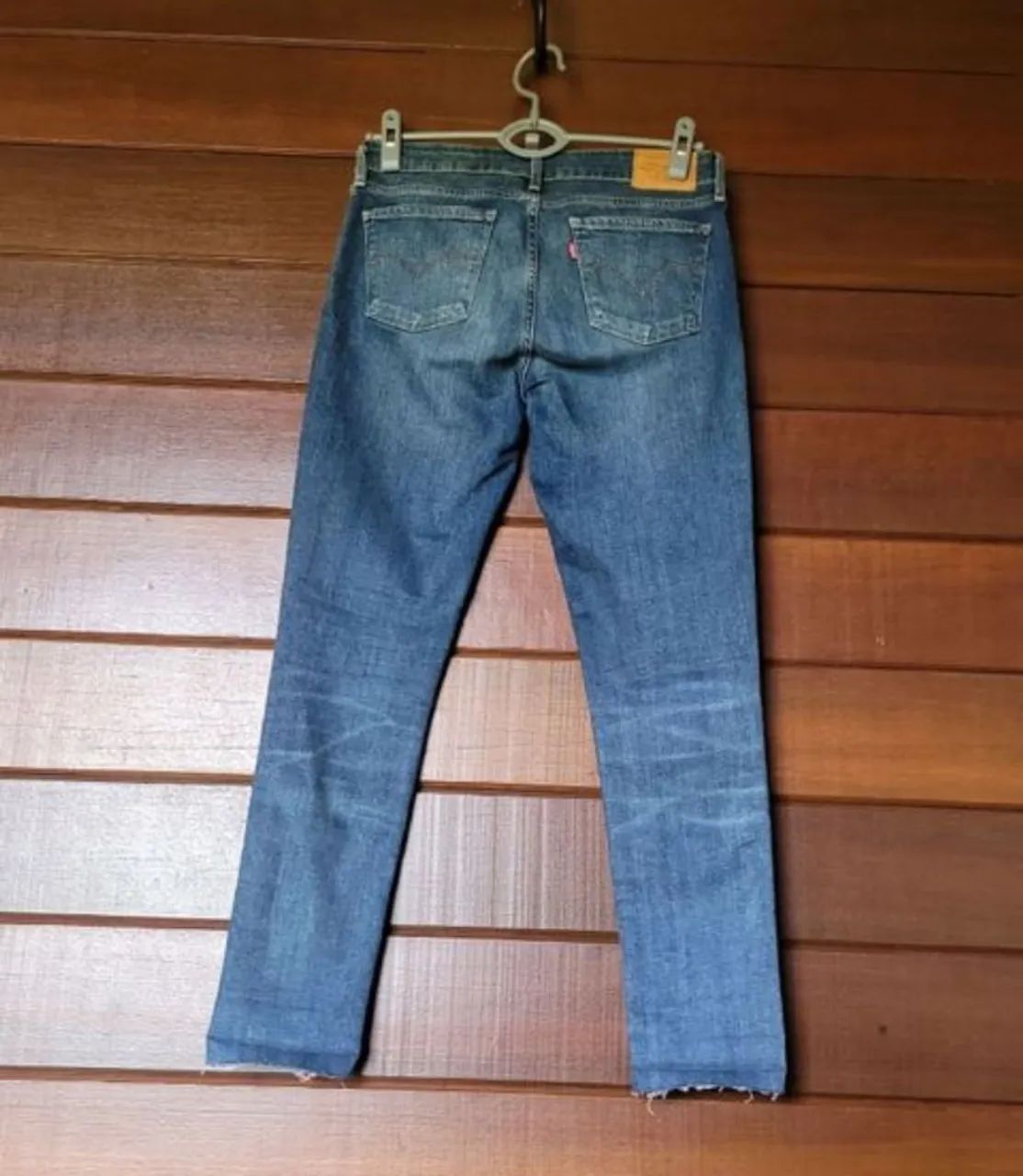 Calça Jeans Levi's Original - Corte Slim/Straight - Tam 38 - Foto 5