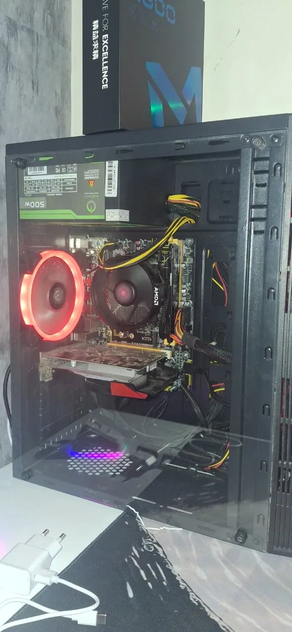 Pc gamer com perifericos e monitor - Foto 5
