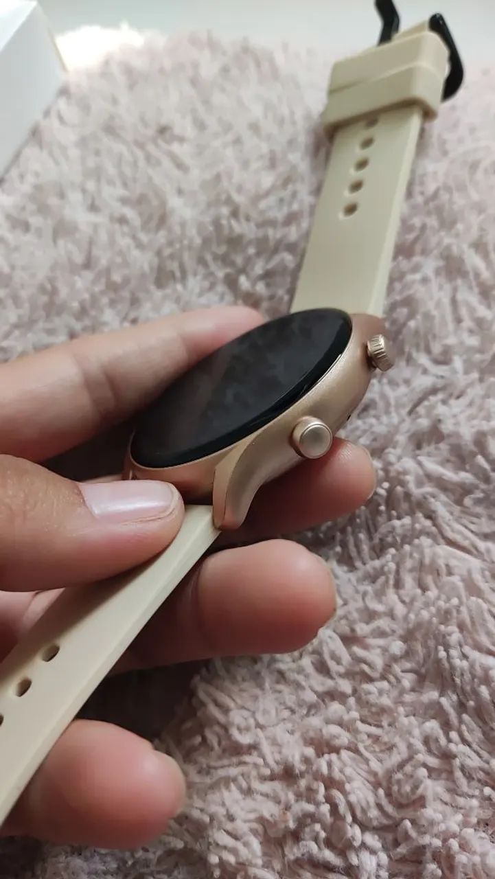 Smartwatch Zeblaze Btalk Plus Dourado  - Foto 5