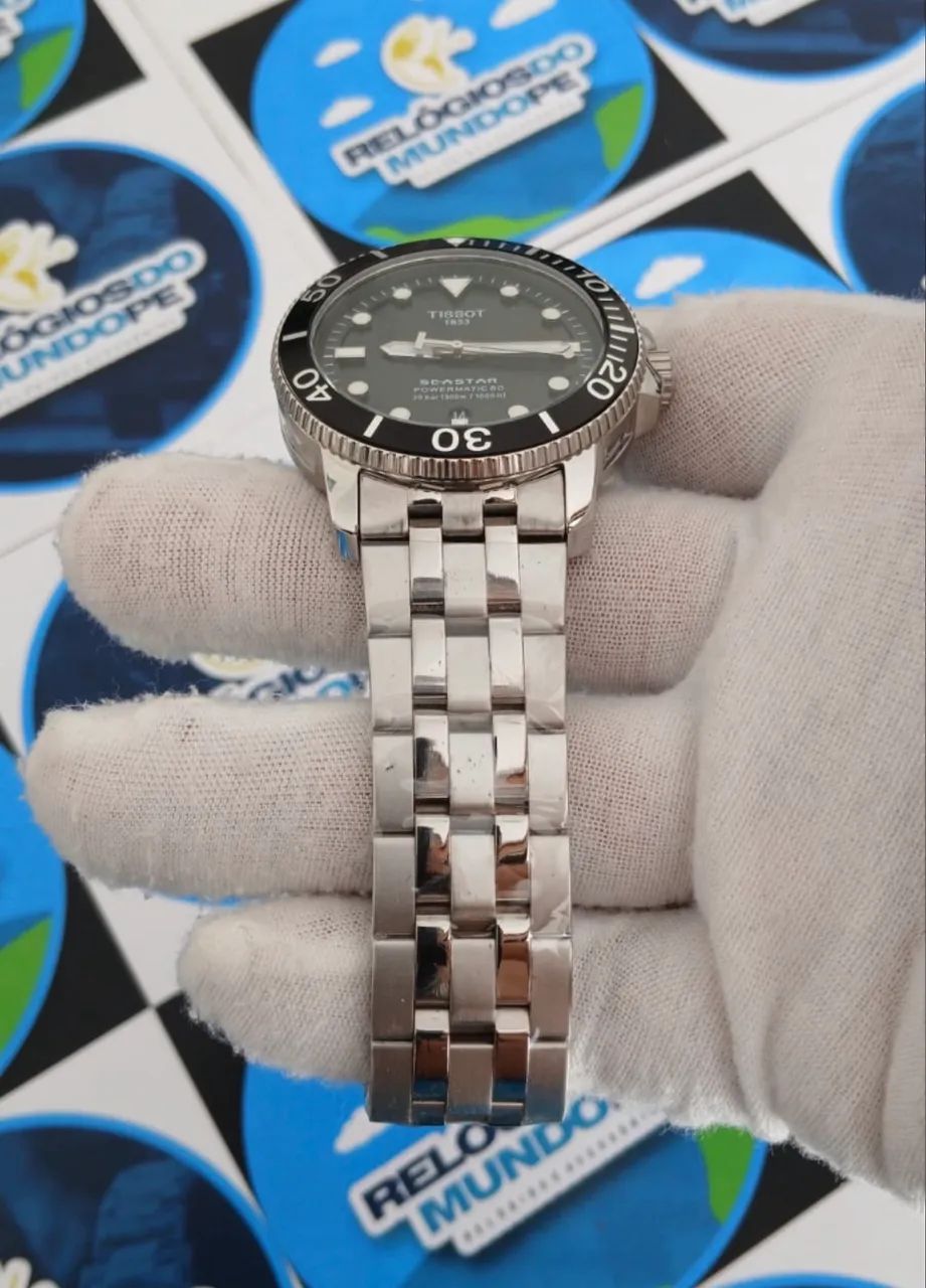 RELÓGIO TISSOT SEASTAR BLACK AUTOMÁTICO  - Foto 2