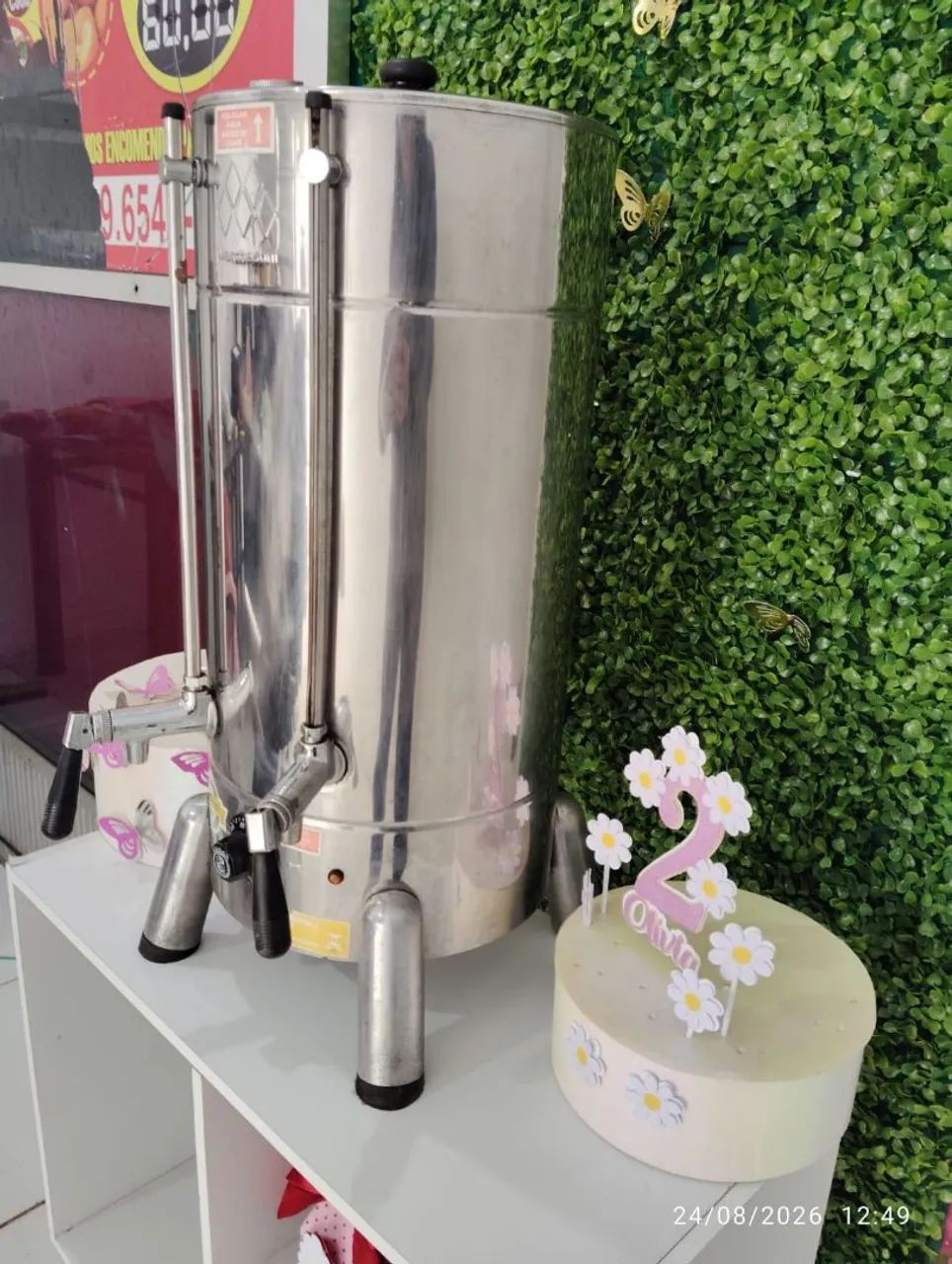 Cafeteira Industrial em inox com 2 torneiras - Foto 3