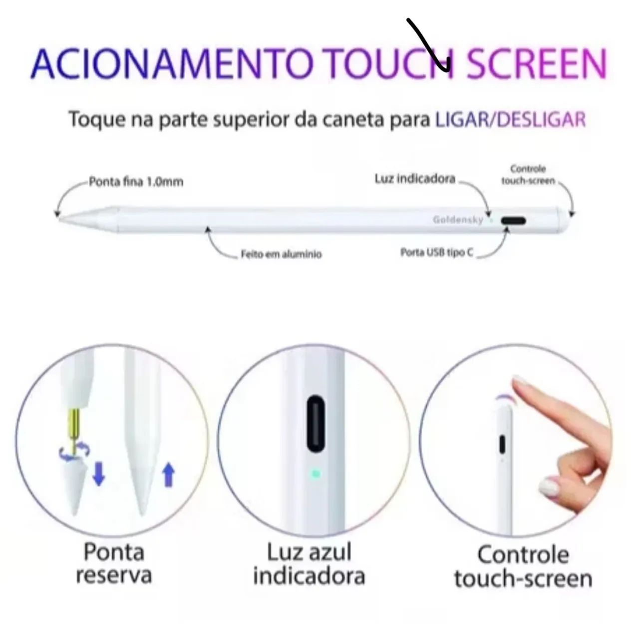 Apple Pencil para iPad  - Foto 4