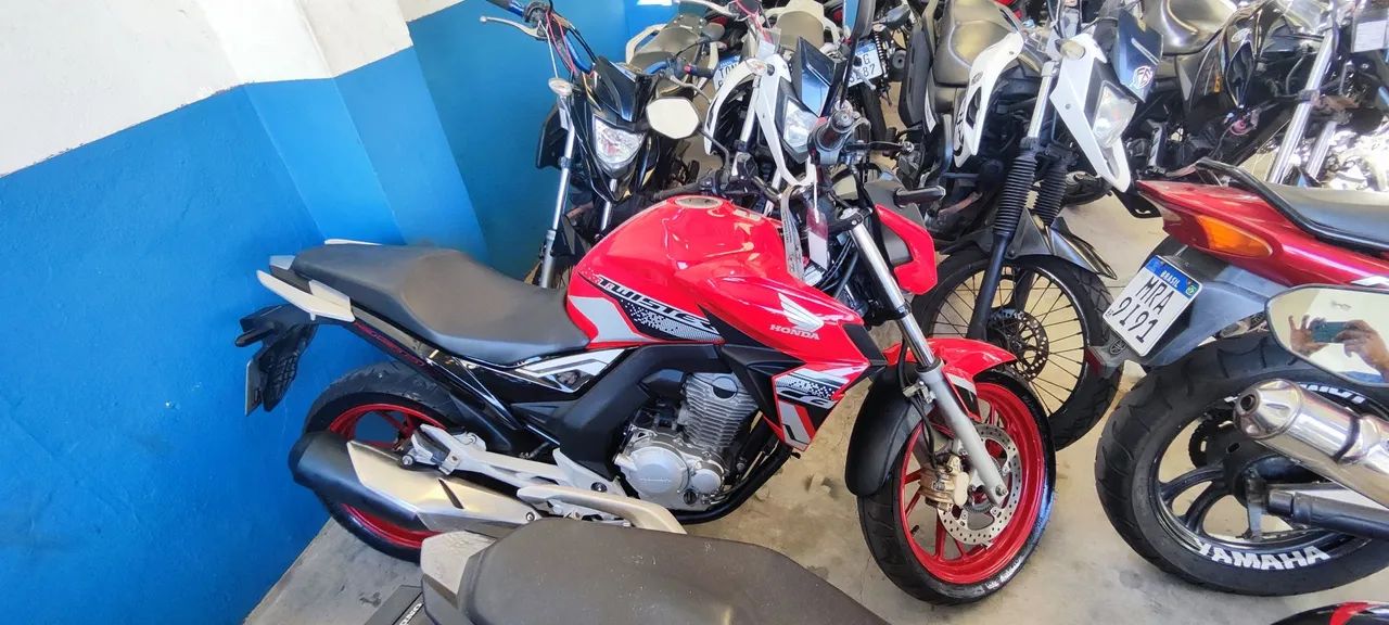 HONDA CB TWISTER 250 VERMELHA ABS 2021 Shalon veículos Cariacica 