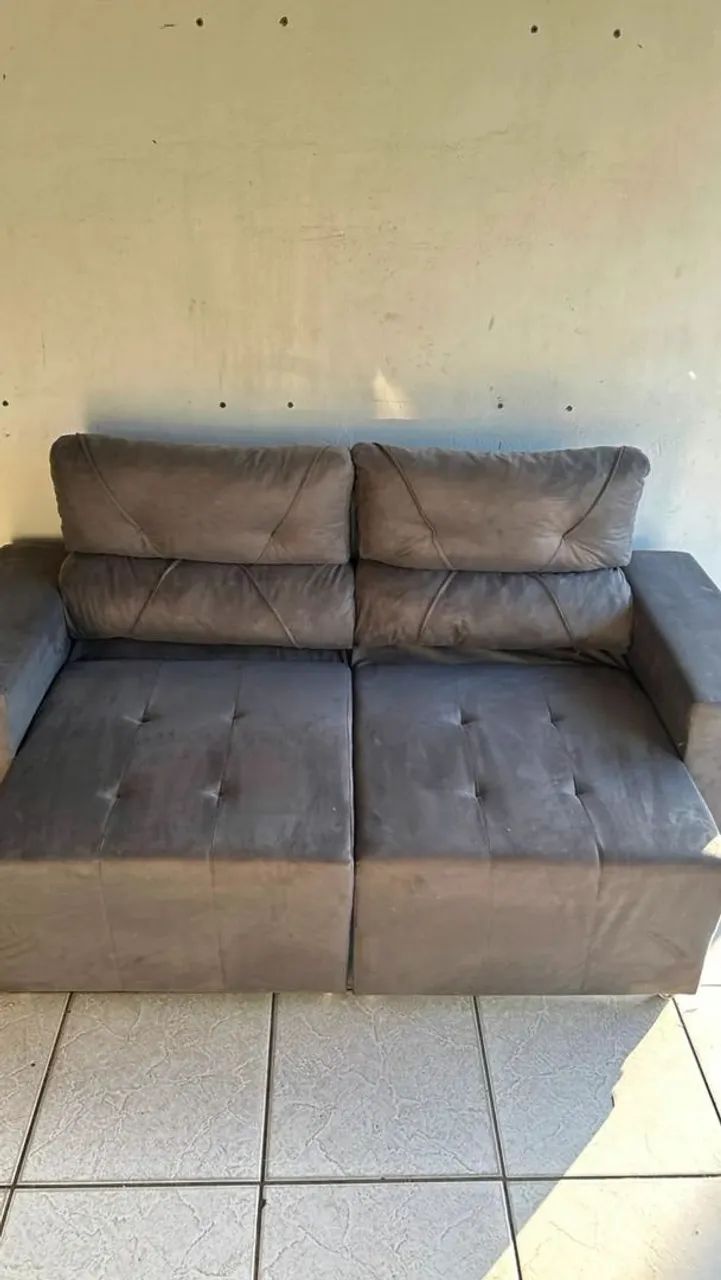 Vende se este sofá retrátil e reclinável  - Foto 5