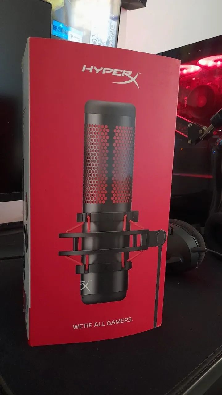 Microfone Gamer HyperX Quadcast USB - Foto 5