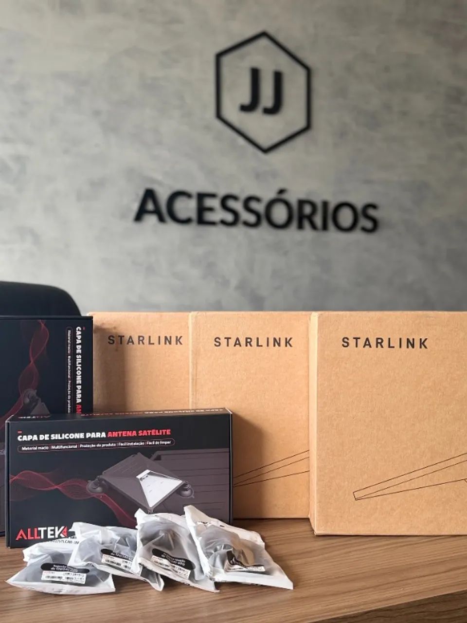 Starlink Kit Mini + Suporte + Adaptador Lacrados Originais Pronta Entrega Loja Física - Foto 2