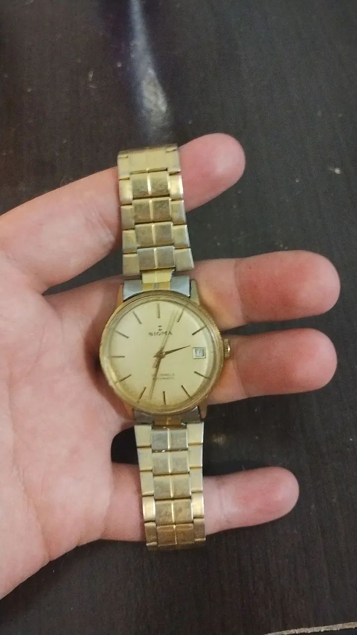 Relógio Sigma Automático de 21 Rubis 