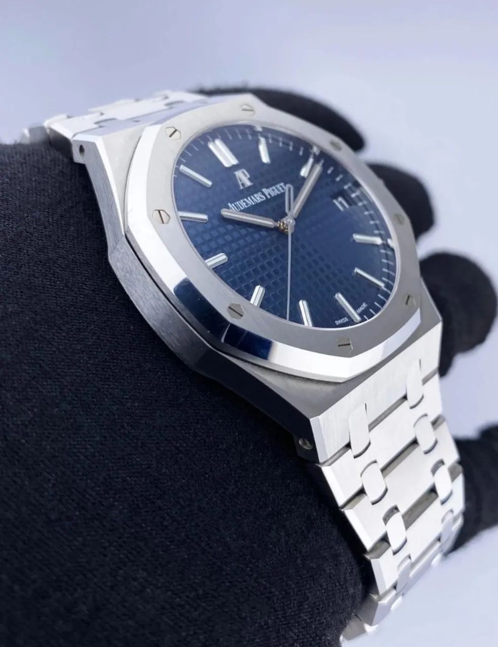 Audemars Piguet Royal Oak Original Referência:15500ST Blue Dial - Foto 2