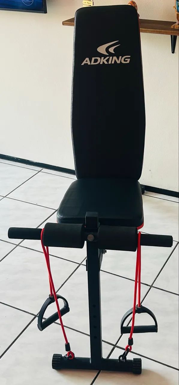 Banco fitness abdominal livre regulável  - Foto 4