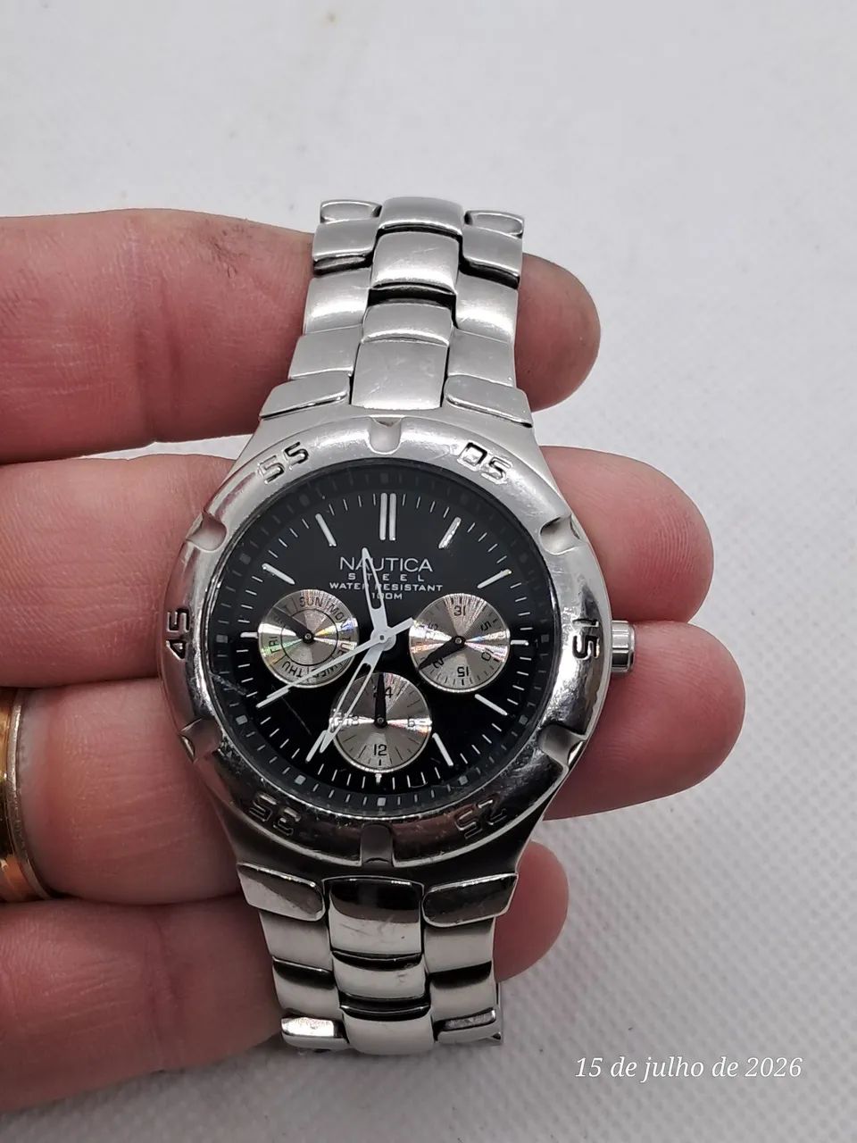 relogio nautica quartz 