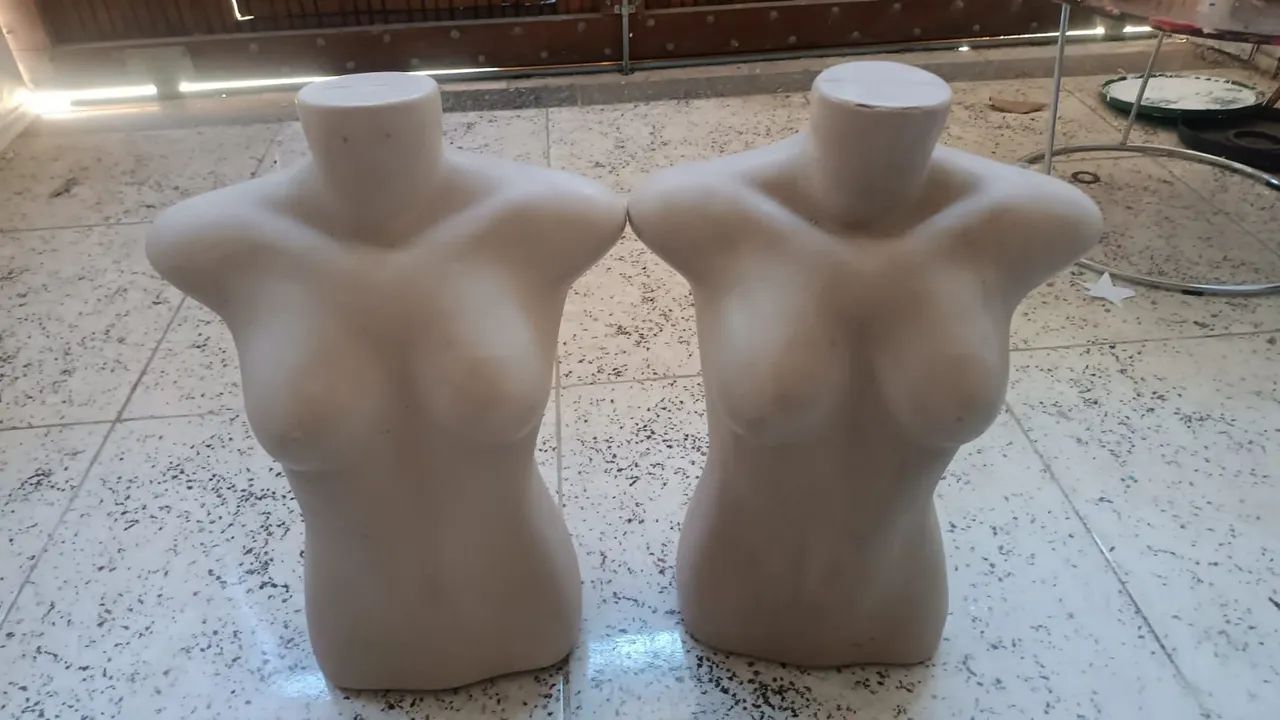 Manequim busto - 50,00 cada