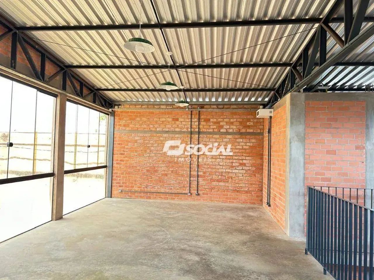 Ponto comercial estilo galpão novo com mezanino para locaçao, com estacionamento exclusivo - Foto 10