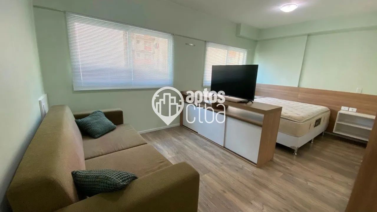 Studio para locação, mobiliado, 01 vaga de garagem - Batel - Curitiba/PR