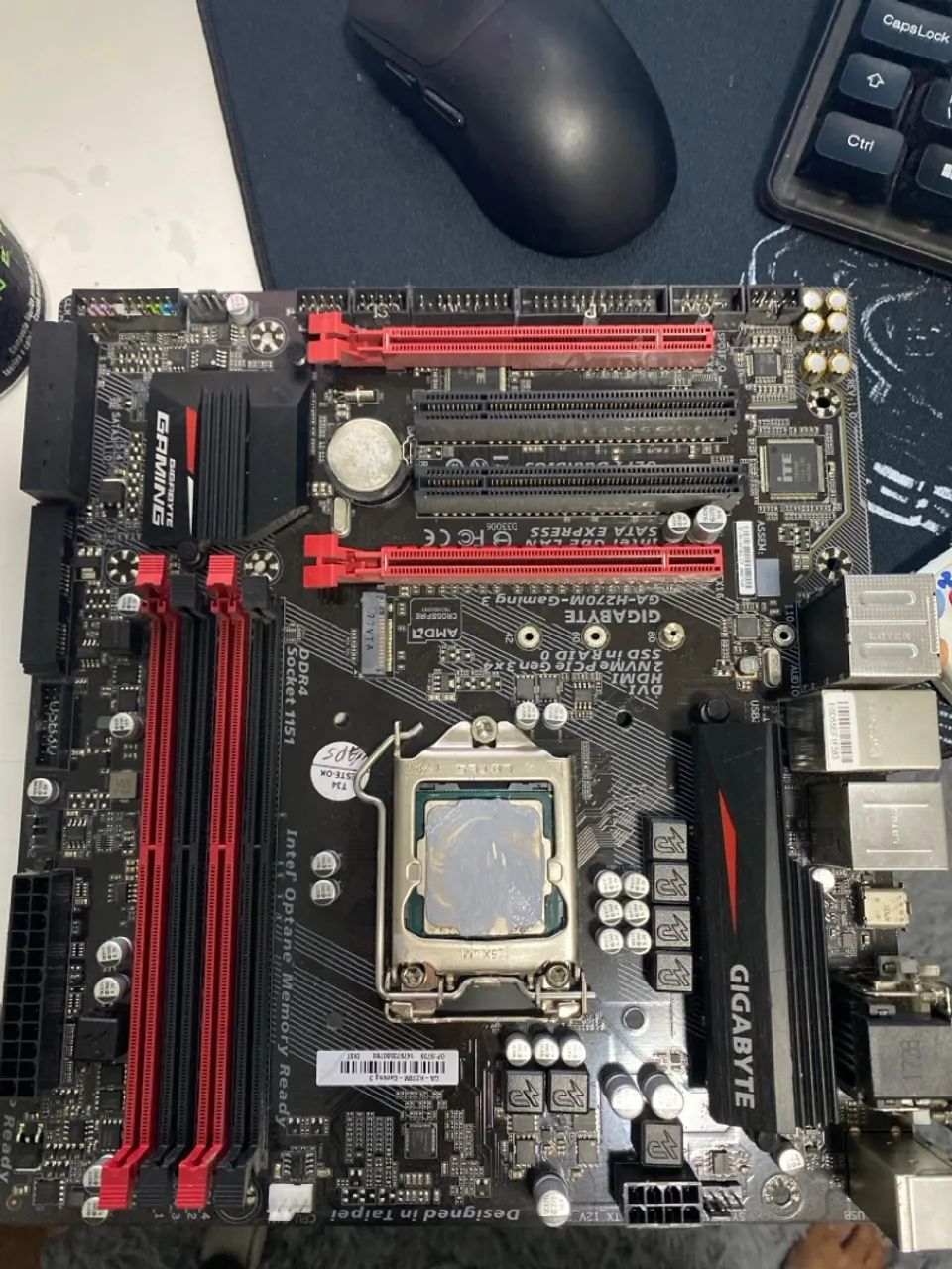 Placa-m ãe Gigabyte Gaming 3 + i5-7400 - Funcionando 100% - Foto 2