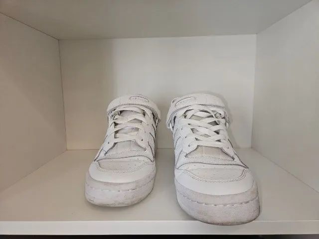 tênis adidas forum low "triple white" - Foto 3