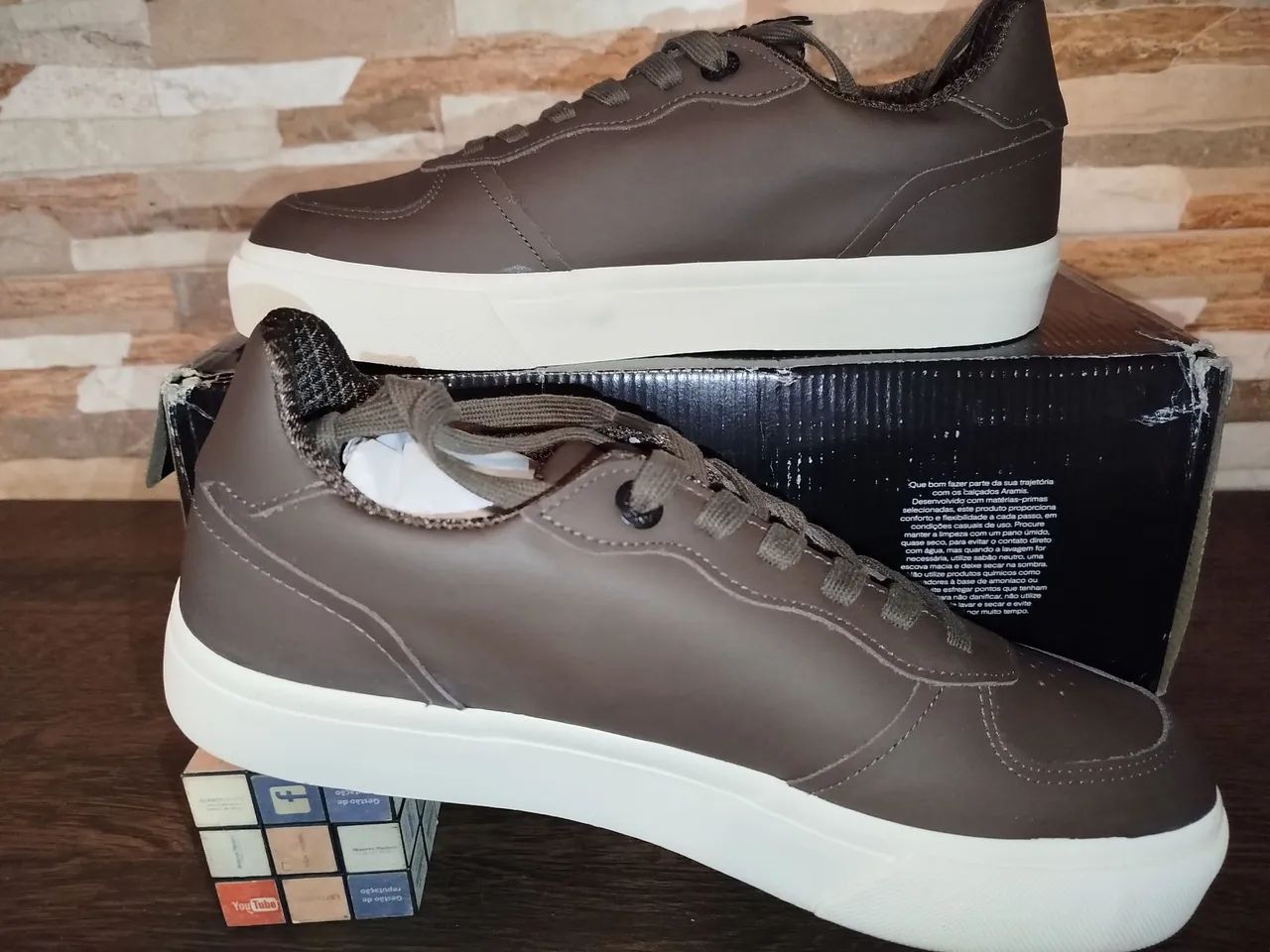 Tênis Aramis Smart Active Marrom 40 - Foto 2